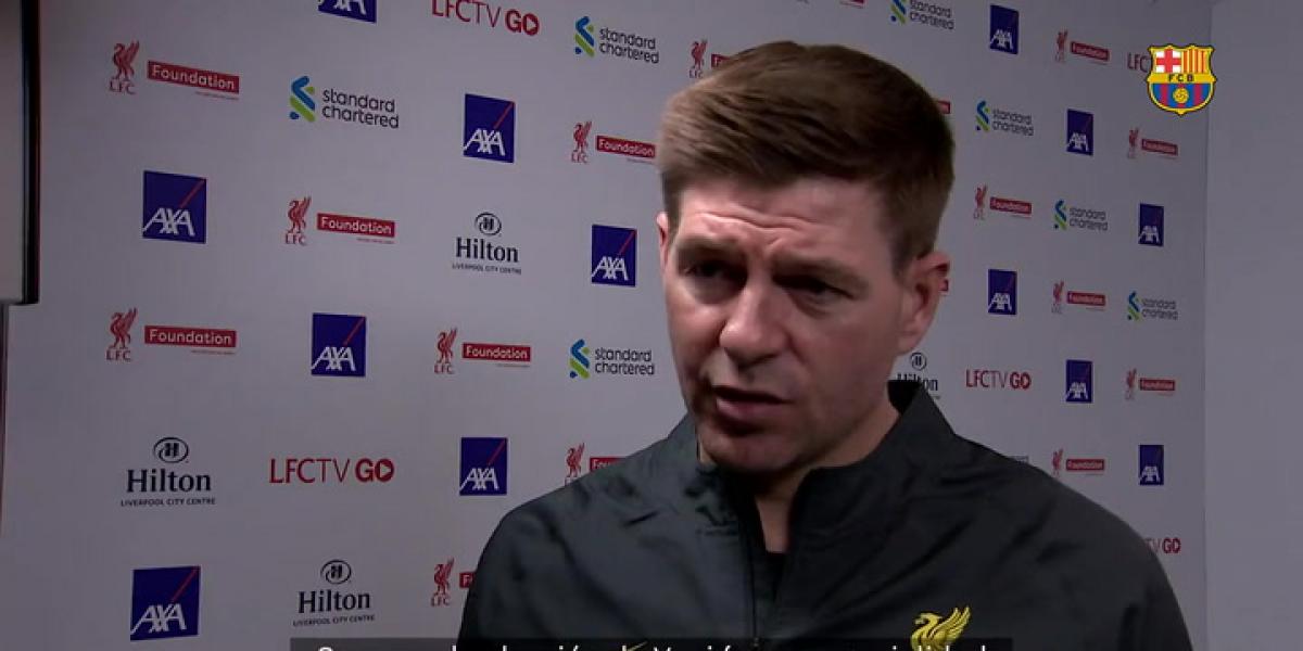 Gerrard:La elección de Xavi fue una genialidad del Barça