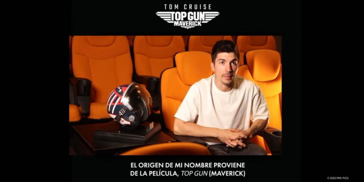 Maverick Viñales, el primero en ver Top Gun: Maverick