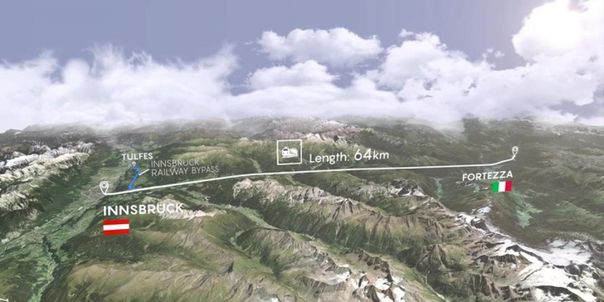 En una vía de 4.000 km entre el norte y el sur de Europa: así será el túnel más largo del mundo