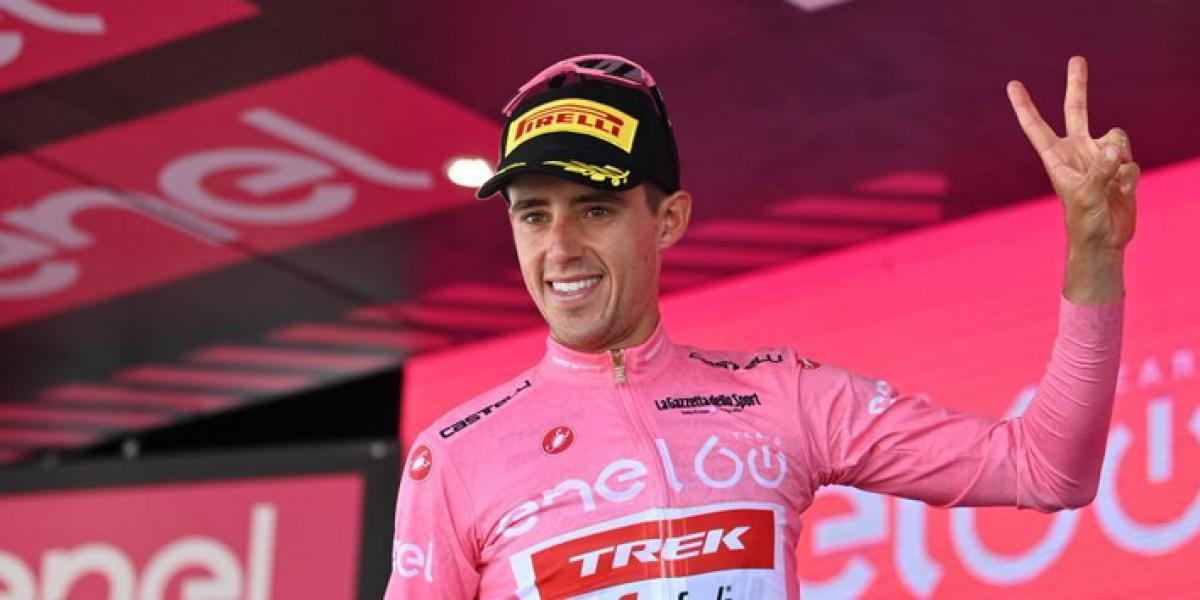 Juanpe López resiste como líder: “He dado el 100% para defender la maglia rosa”