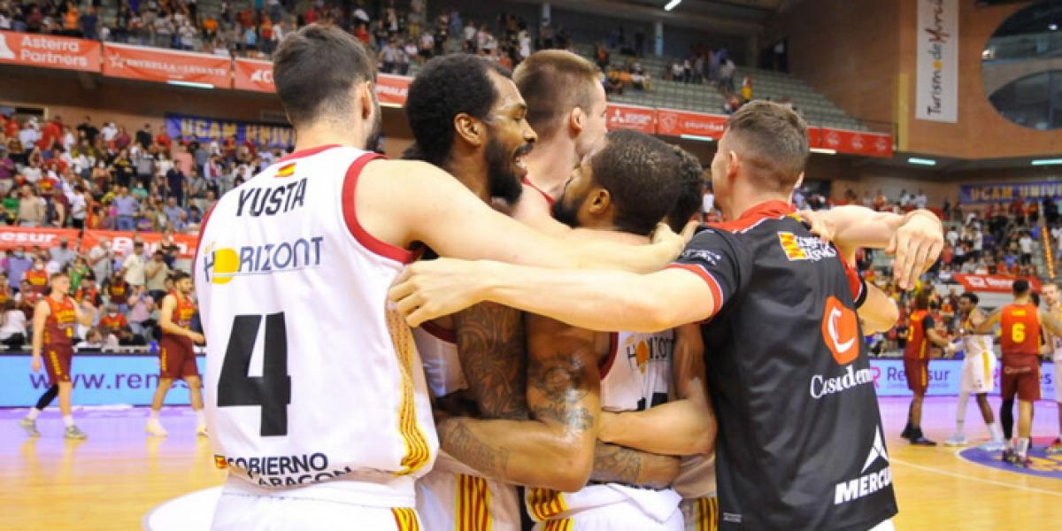 Resumen del UCAM Murcia - Casademont Zaragoza (72-77) de Liga Endesa