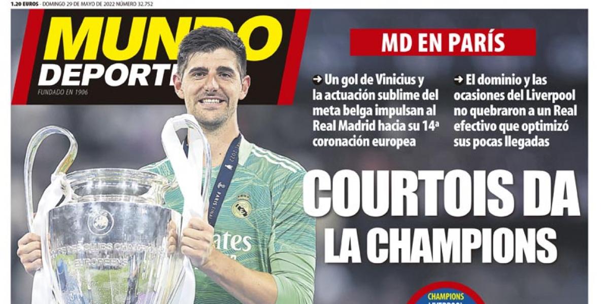 Portada de Mundo Deportivo del domingo 29 de mayo de 2022