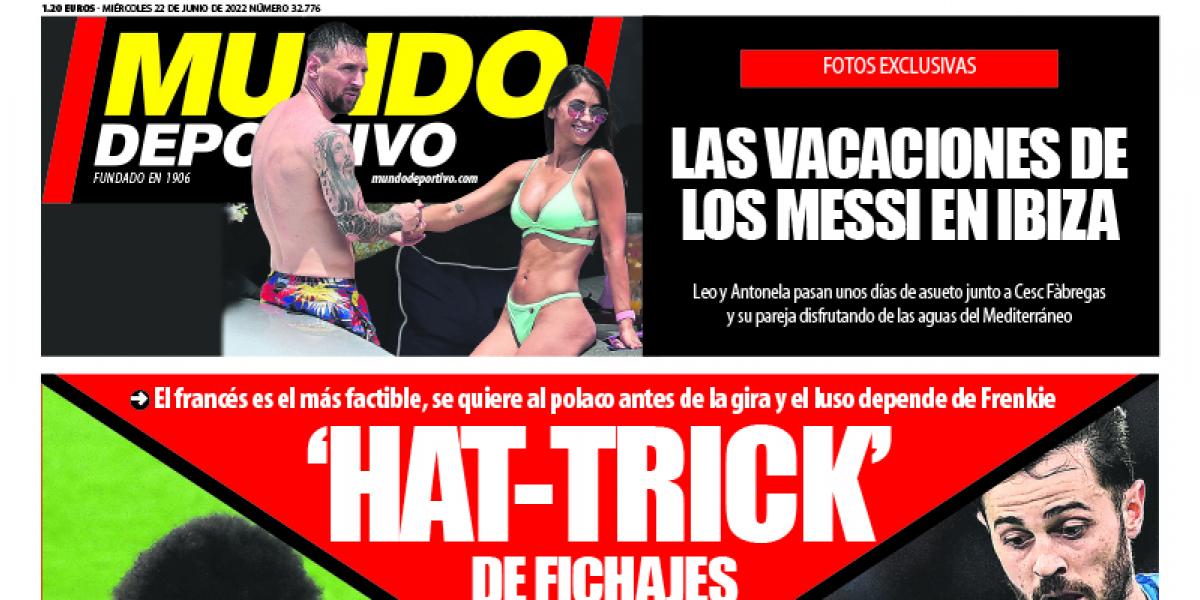 Portada de Mundo Deportivo del miércoles 22 de junio de 2022