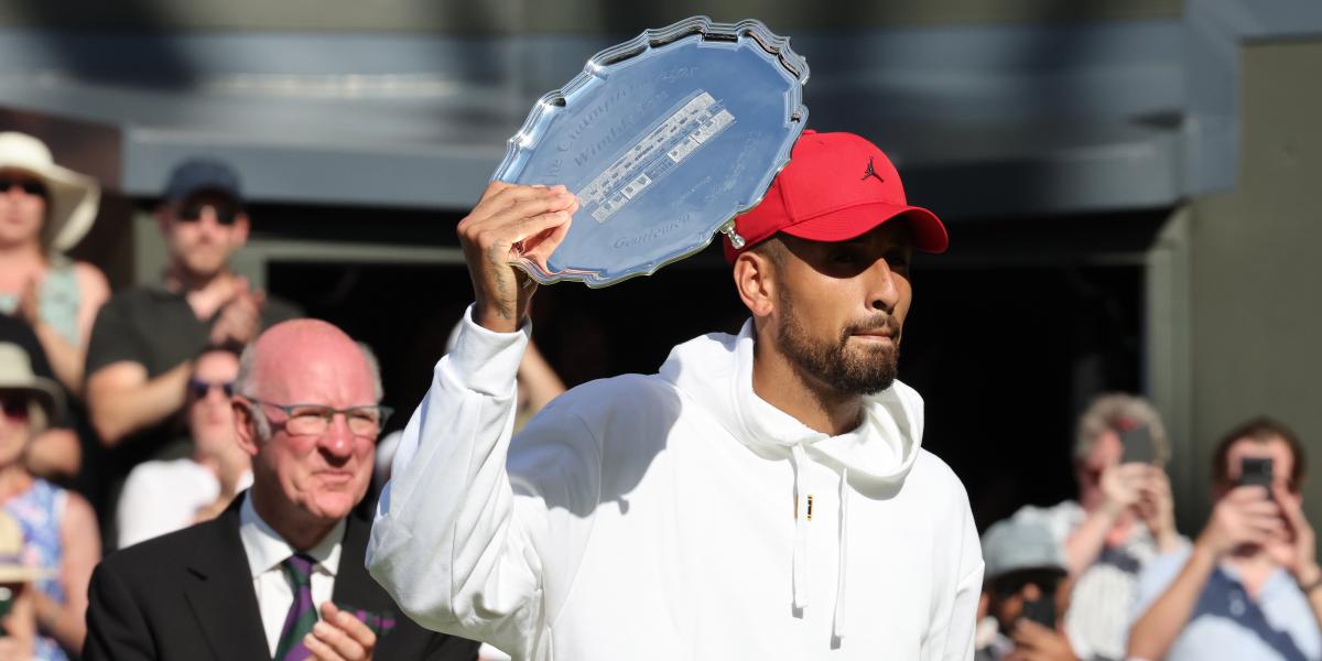 Kyrgios cierra Wimbledon con una multa de 3.000 dólares