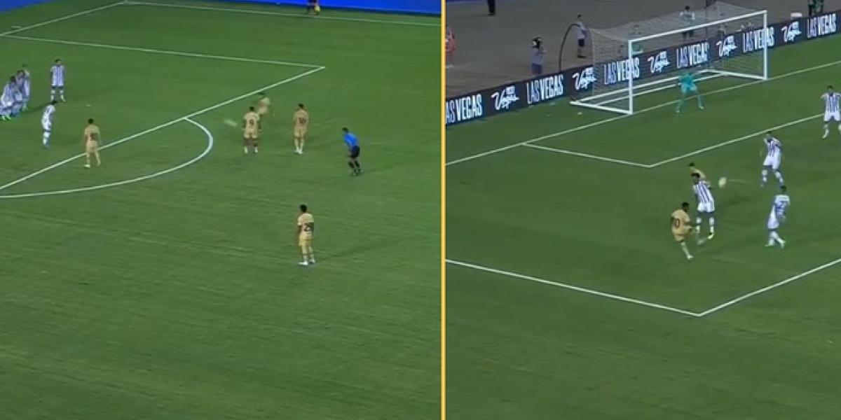 ¡Doble remate al larguero del Barça casi consecutivo!