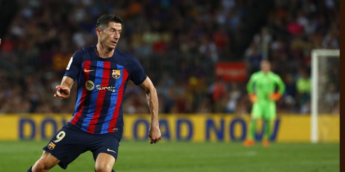 Los números de Lewandowski en su debut oficial