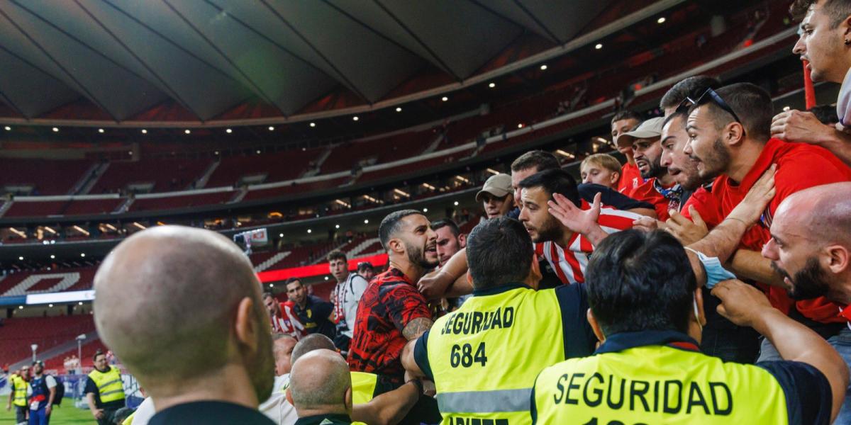 El Atlético estudia las imágenes para sancionar a los implicados en el incidente con Hermoso