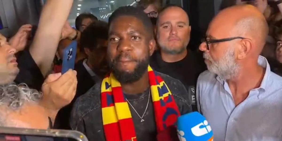 Locura en Lecce por la llegada de Umtiti