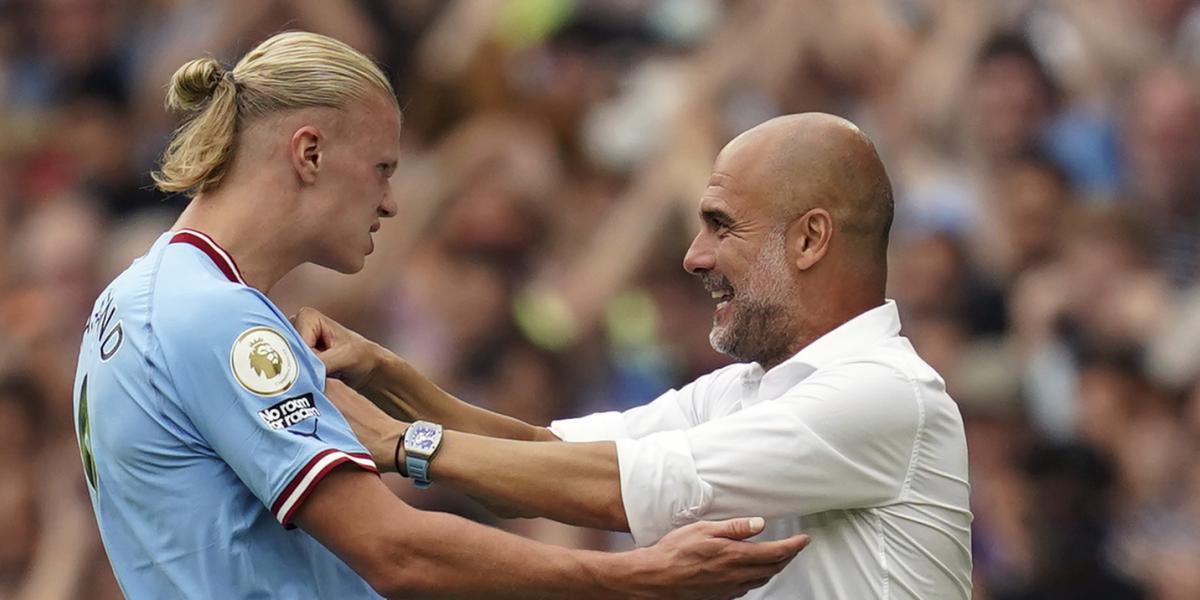 Guardiola se rinde a Haaland: Es increíble