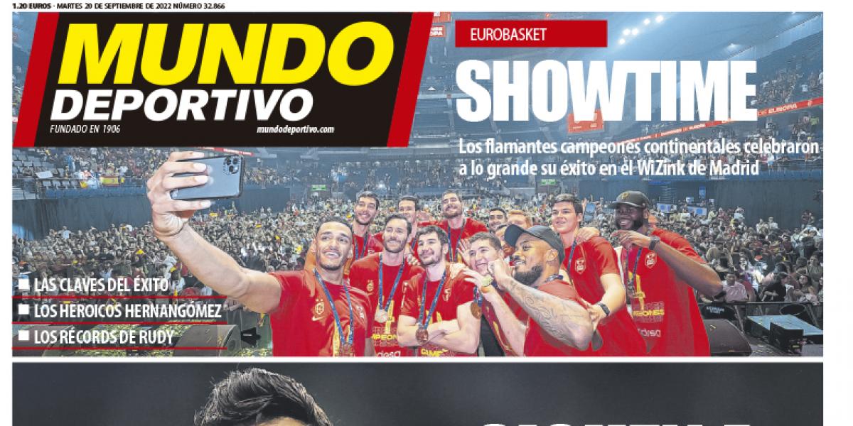 Portada de Mundo Deportivo del martes 20 de septiembre de 2022