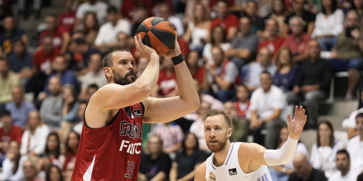 Marc Gasol anota la primera canasta de la temporada 2022-23 de la Liga Endesa