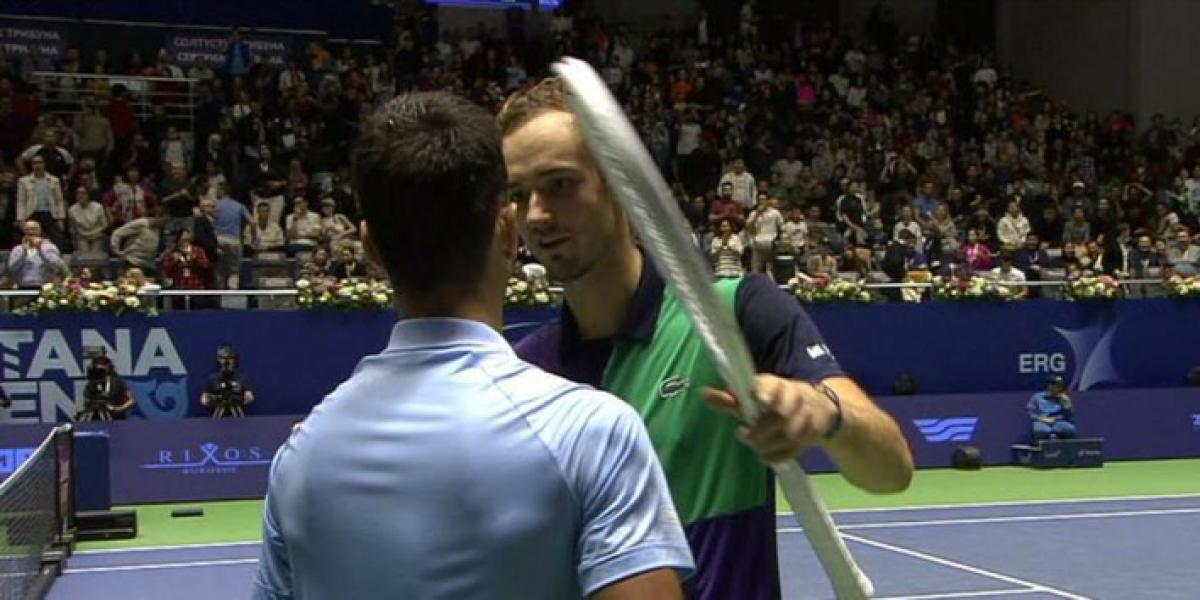 Djokovic revela qué le dijo Medvedev para retirarse de repente