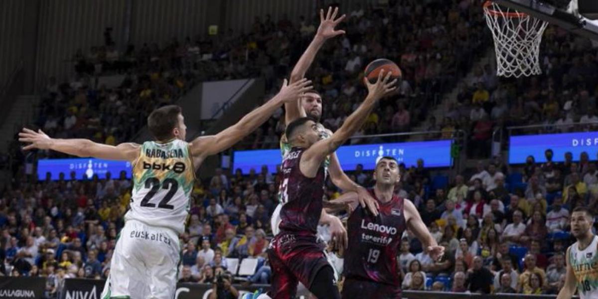 73-57: El Lenovo Tenerife no floja y supera con autoridad al Surne Bilbao