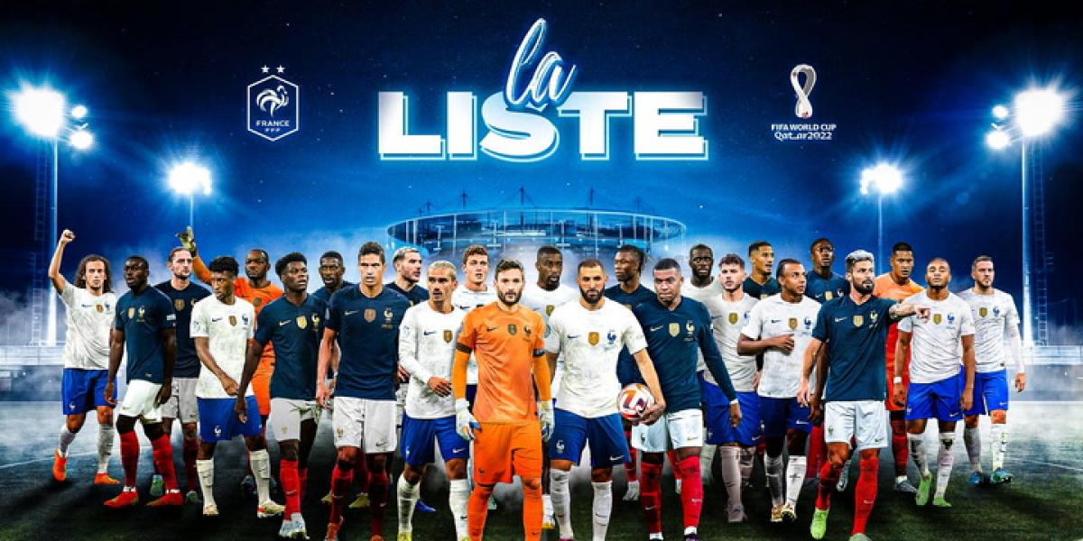 Los 25 jugadores que llevará Deschamps al Mundial de Qatar