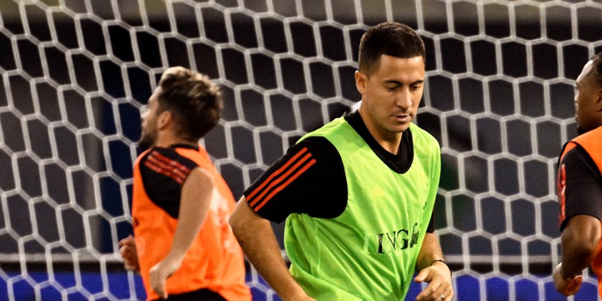 Hazard, titular en el Bélgica-Egipto