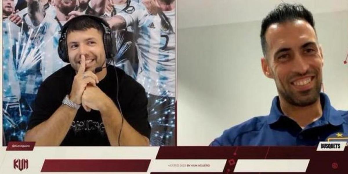 Busquets trolea al Kun con su retirada en su directo de Twitch