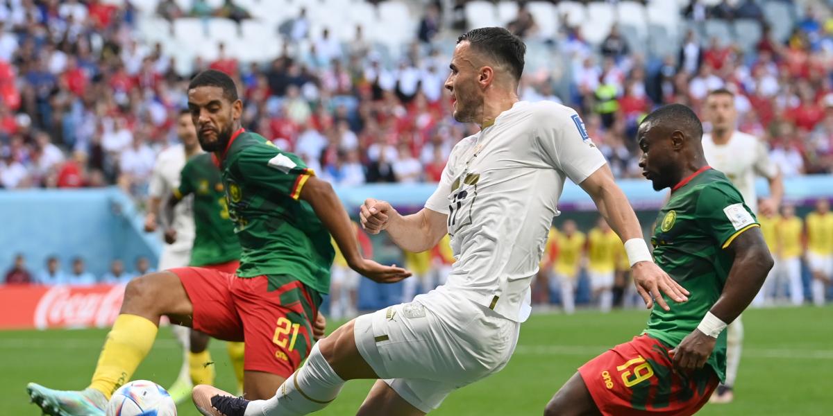 El Camerún - Serbia, en imágenes