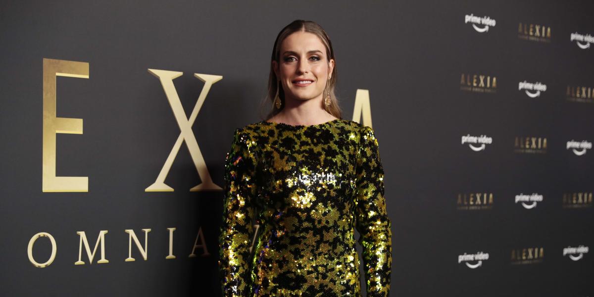 Alexia Putellas volvió a apostar por un vestido sostenible made in Spain