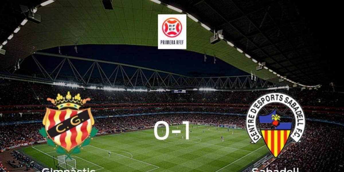 El Sabadell suma tres puntos a su casillero frente al Gimnàstic Tarragona (0-1)