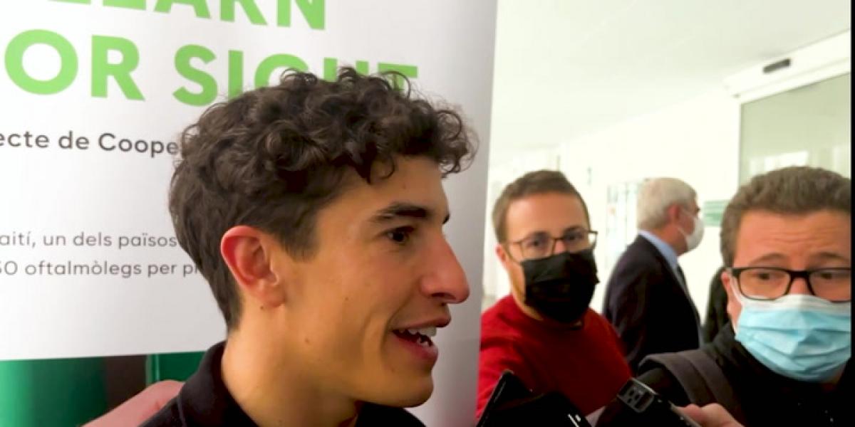 Marc Márquez siguió en Barcelona la final del Mundial y se congratuló por encima de todo por Leo Messi