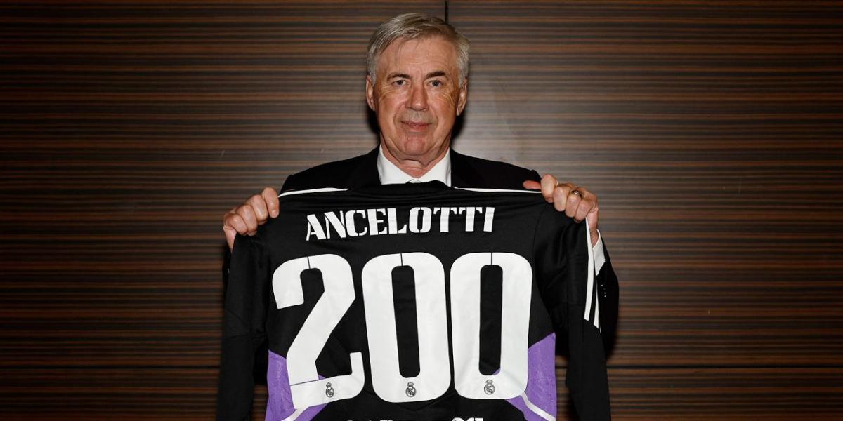 Ancelotti, 200 partidos en el Real Madrid