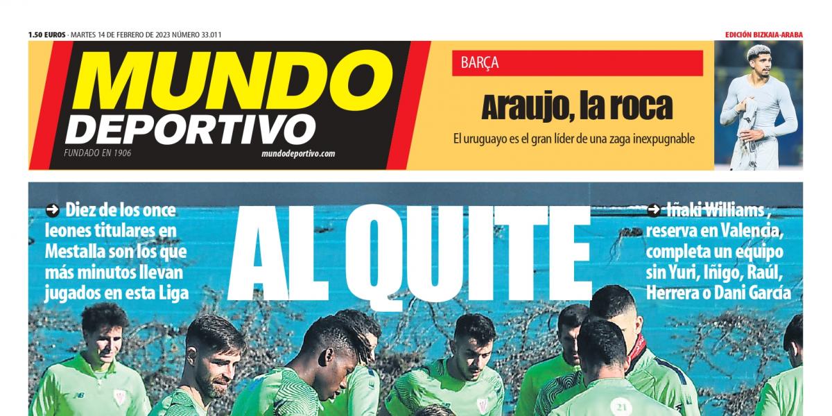 Portada de MD Bizkaia-Araba de hoy martes