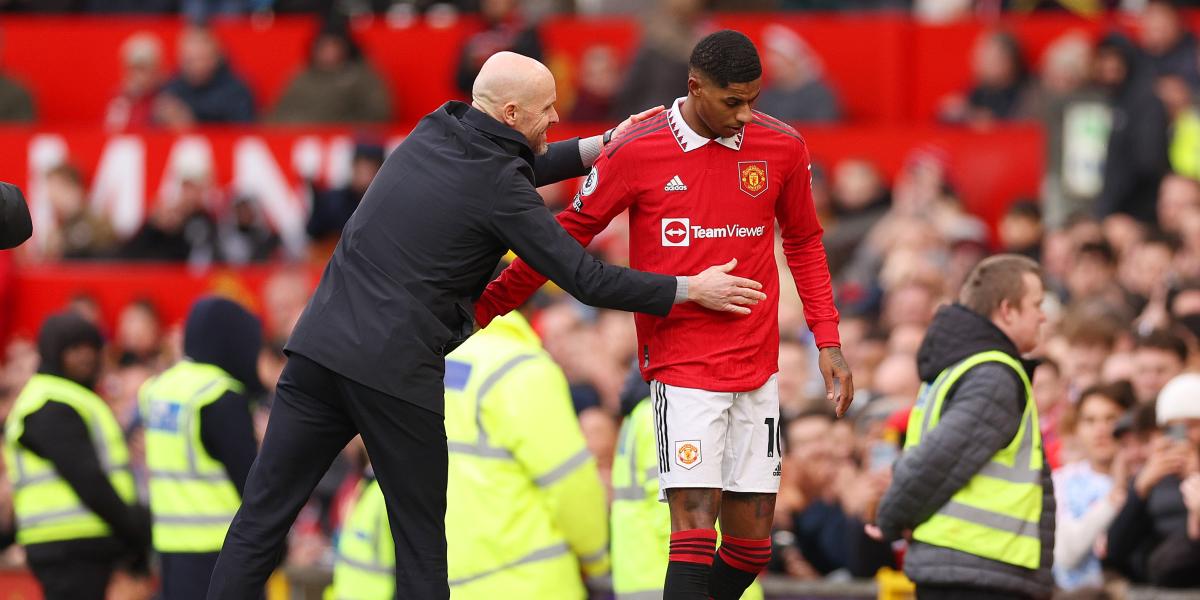 Palo de Ten Hag a Rashford: No puedes rendir cuando tu estilo de vida no es el adecuado