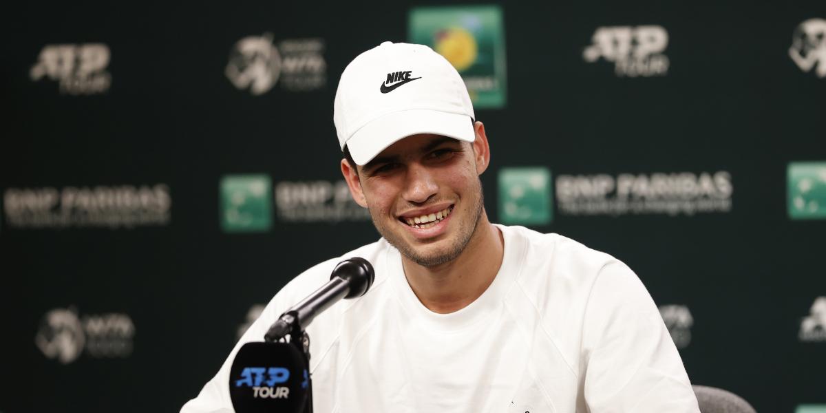 Carlos Alcaraz ya tiene rival para su debut en Indian Wells