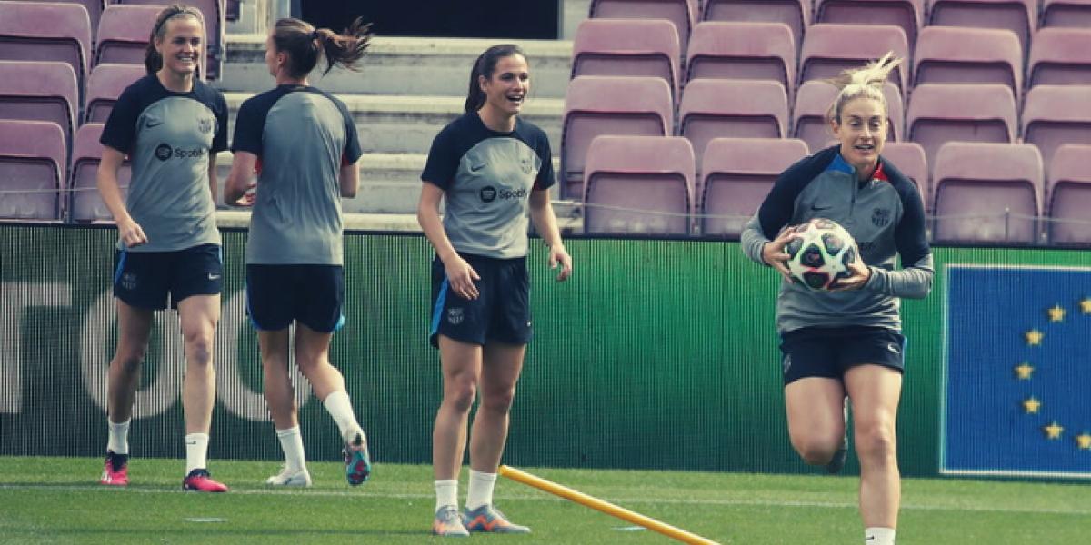 Entrenamiento de puertas abiertas del Barça femenino con Alexia Putellas