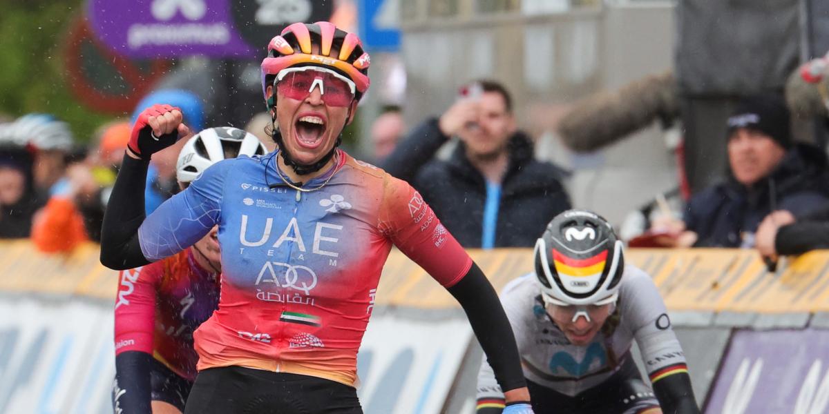 Silvia Persico se impone al esprint en la Flecha Brabanzona