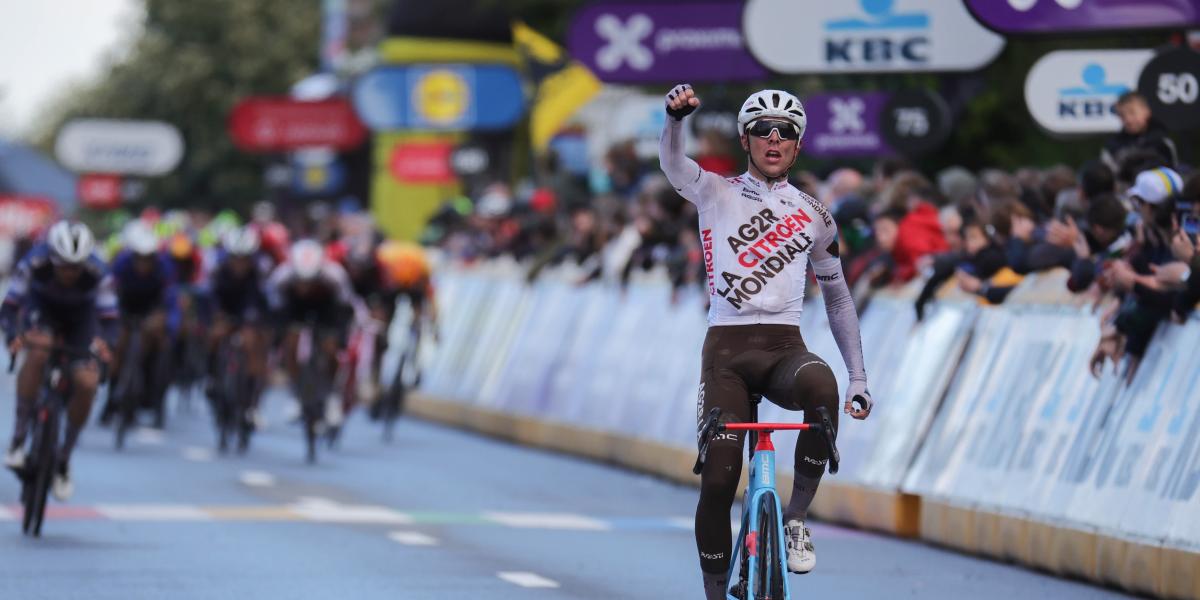 Dorian Godon logra una brillante victoria en la Flecha Brabanzona