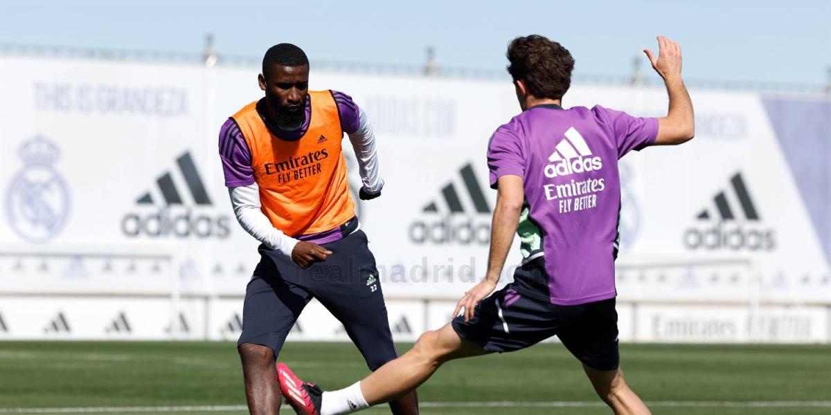 Dos ausencias en el entrenamiento del Real Madrid