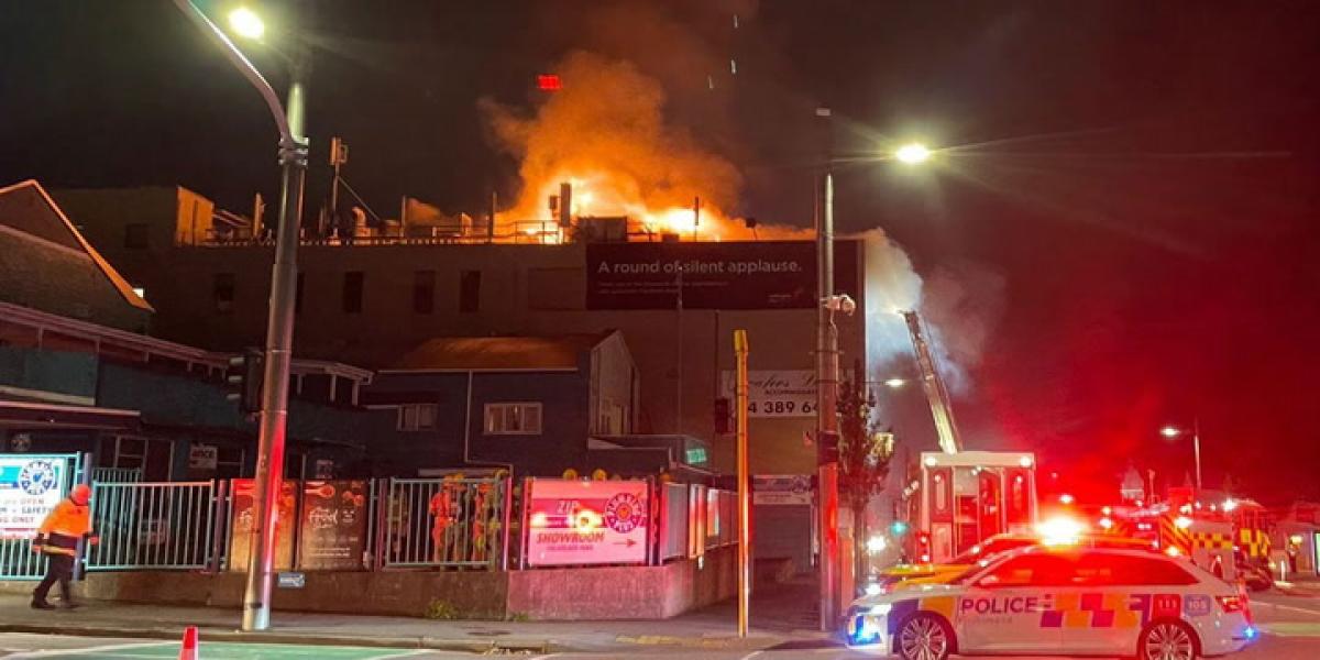 Seis muertos en el incendio de un hostal en Wellington