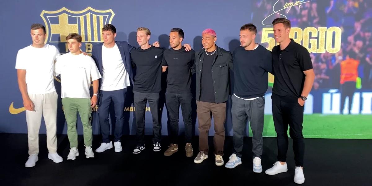 Así han llegado los invitados a la despedida de Sergio Busquets