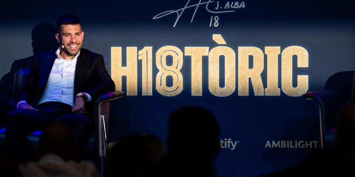 El emotivo discurso de despedida de Jordi Alba