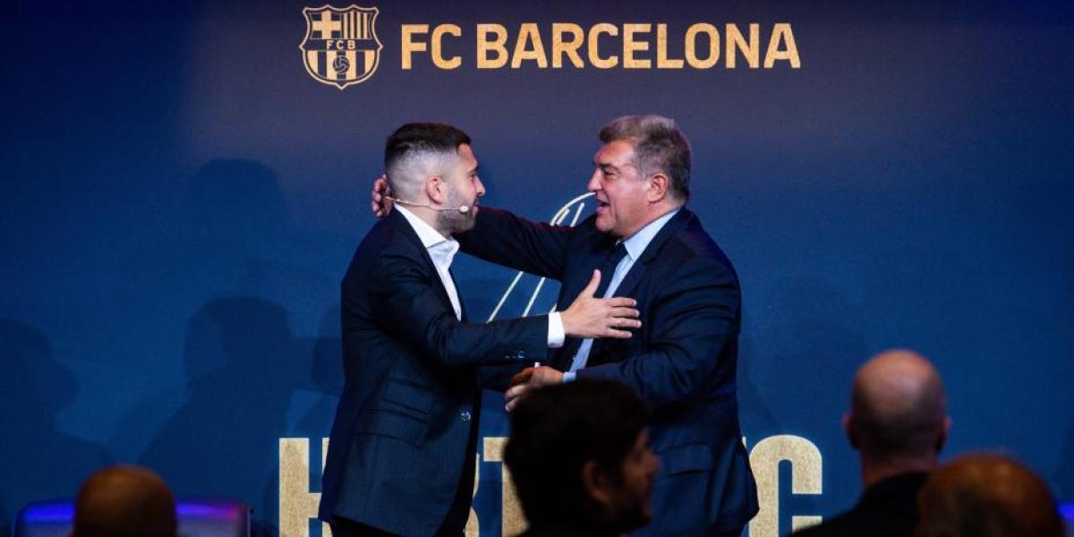 Jordi Alba firmó ayer su rescisión y perdonó gran parte de su ficha