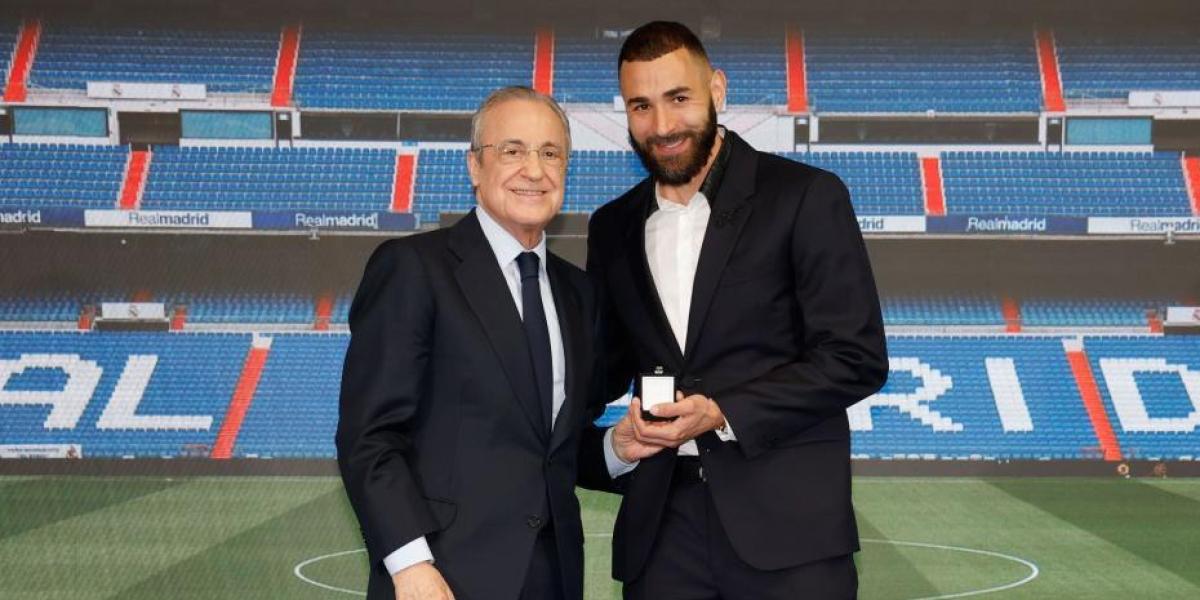 Así se despidió Florentino Pérez de Benzema