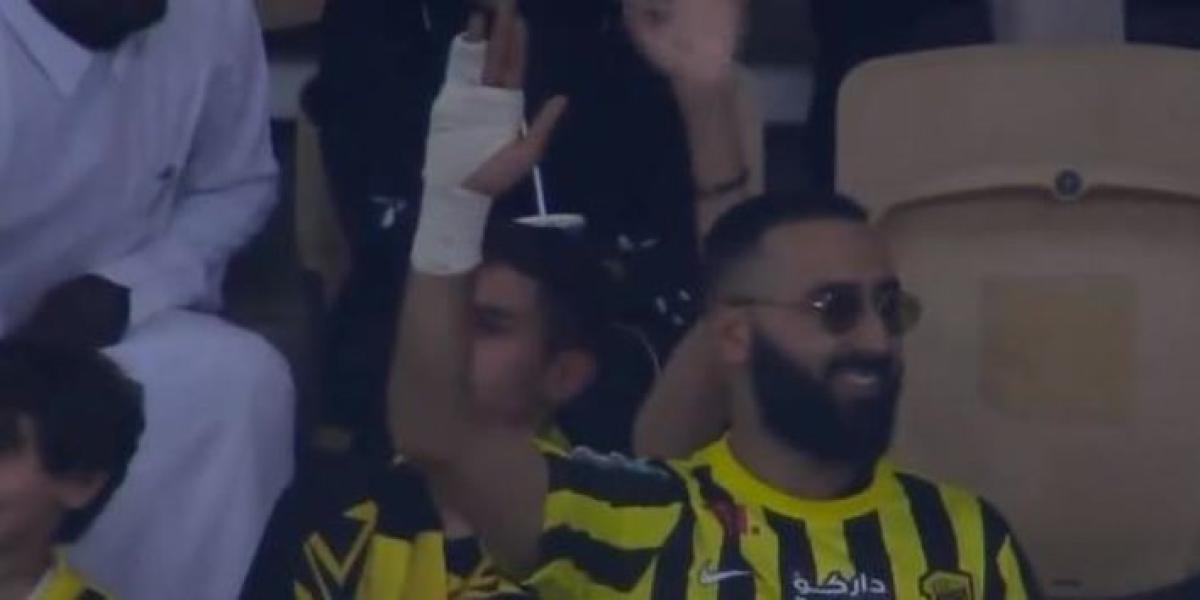Un doble de Karim Benzema triunfa en la presentación del delantero francés