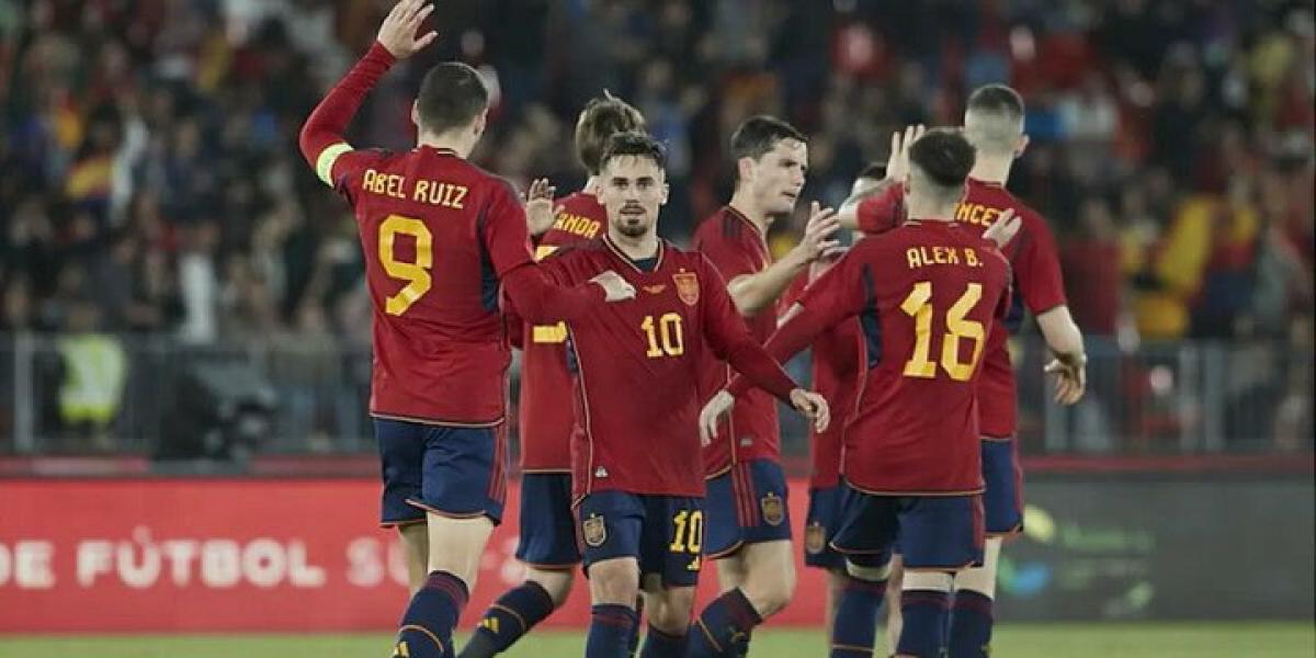La asistencia magistral de Rodri y la perfecta definición de Abel Ruiz en el Europeo Sub-21