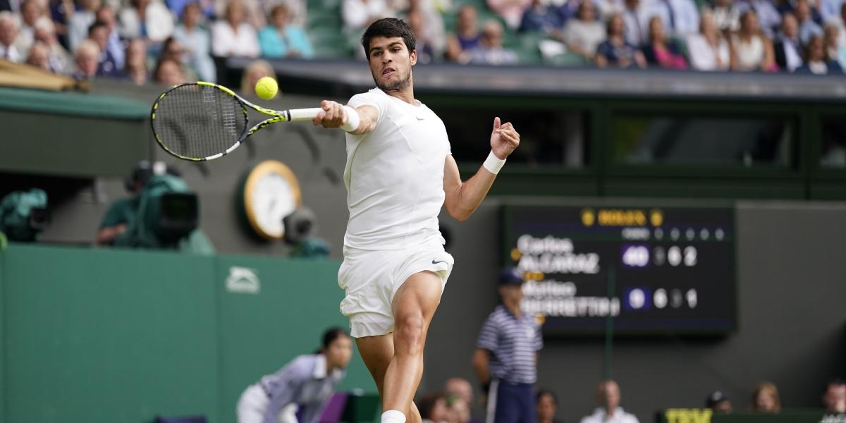 De la derecha ¡a 167 km/h! de Alcaraz al revés cortado perfecto de Dimitrov