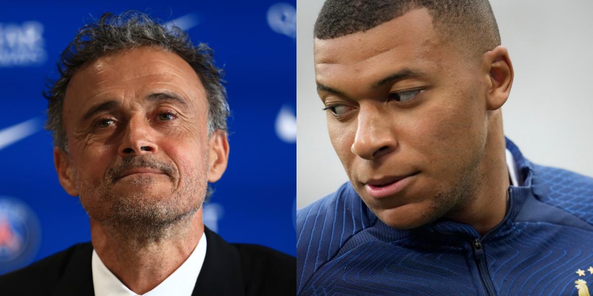 Luis Enrique deja a Mbappé fuera de su primer once como técnico del PSG