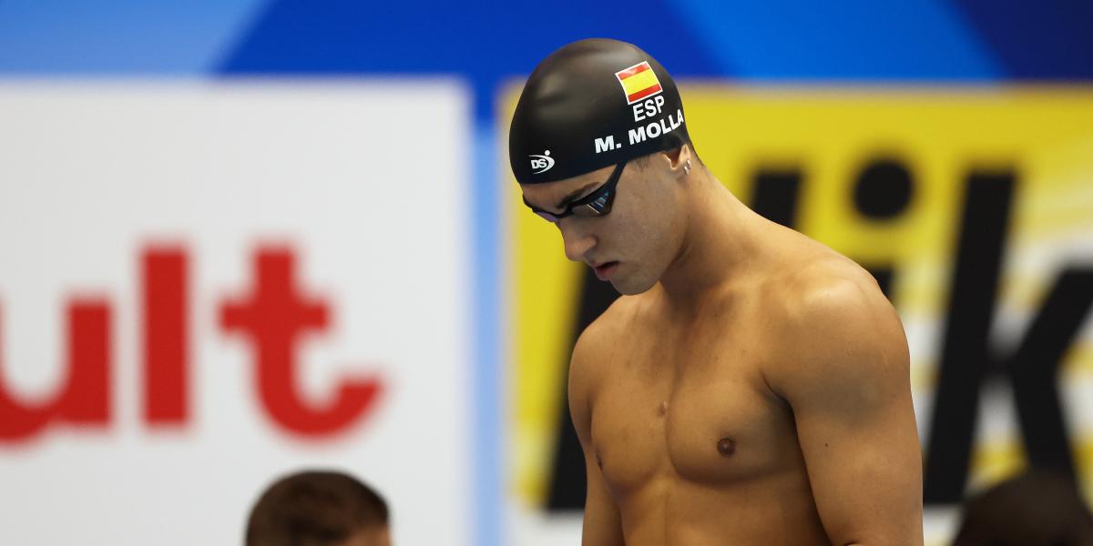 Mario Mollá, a semifinales de 50 mariposa en el inicio del Mundial de Doha