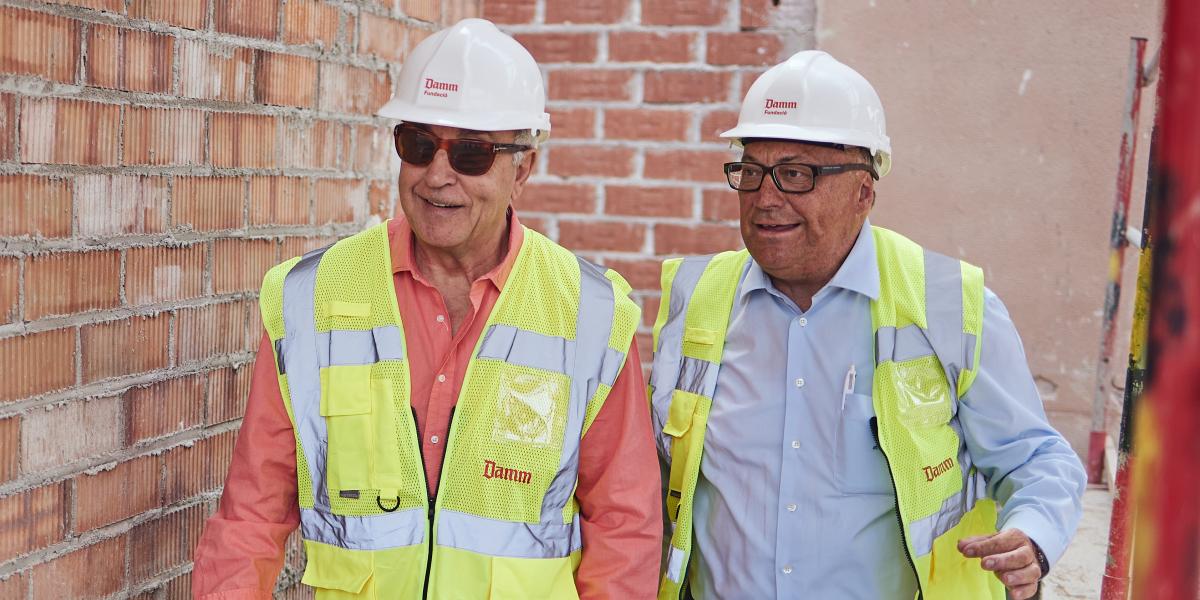 Alejandro Blanco, presidente del COE, visita la futura Ciudad Deportiva de la Damm
