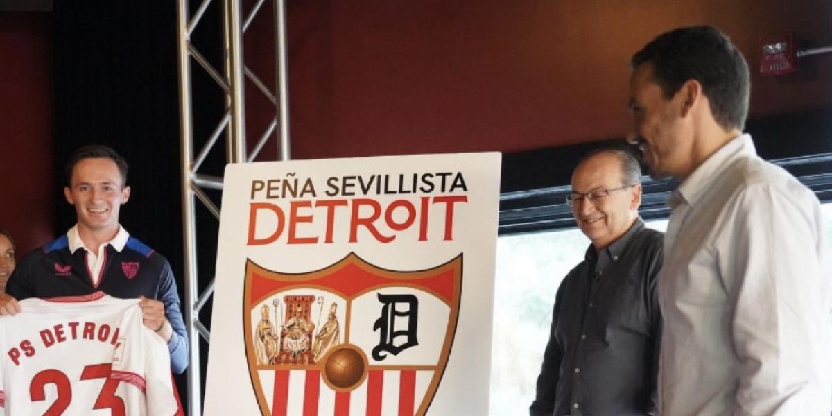 Castro inaugura una peña sevillista en Detroit