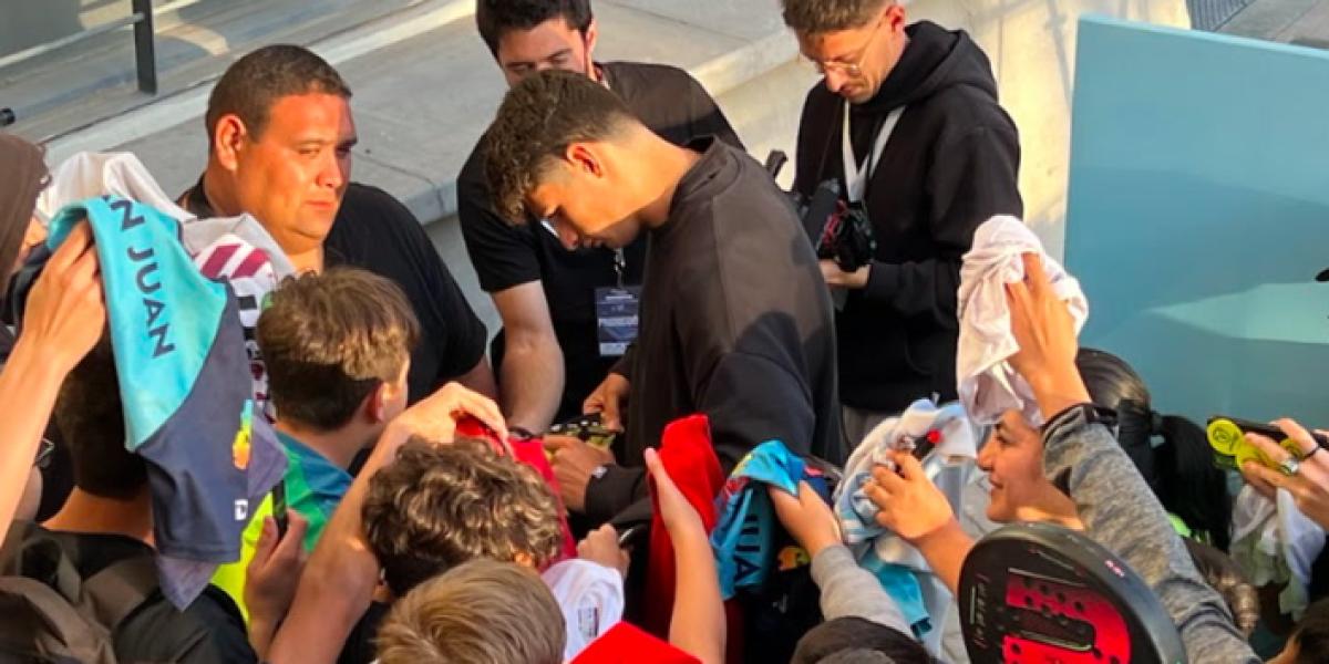 “Qué suertudo, tienes la firma de Coello”