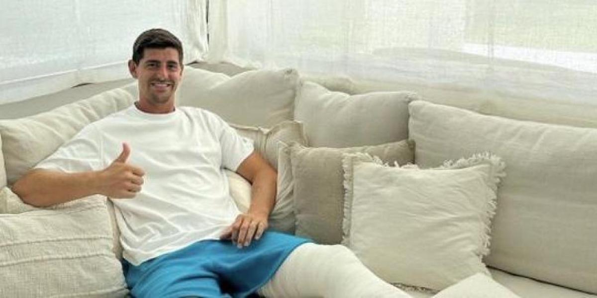 El mensaje de Courtois tras su grave lesión de rodilla