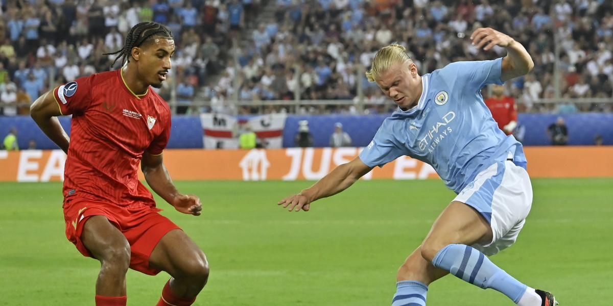 Manchester City - Sevilla: la Supercopa de Europa en imágenes