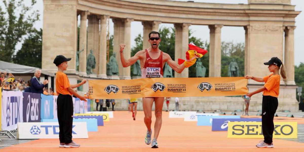 Álvaro Martín logra el primer oro del Mundial de Budapest