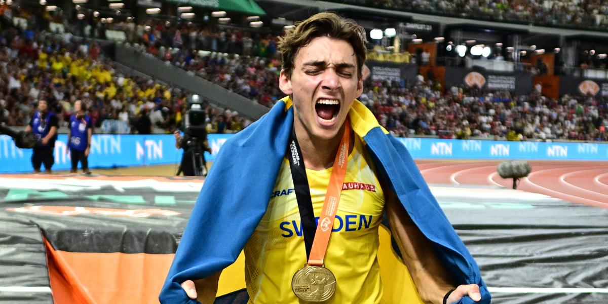 Armand Duplantis: Estoy muy feliz con el segundo oro de mundial