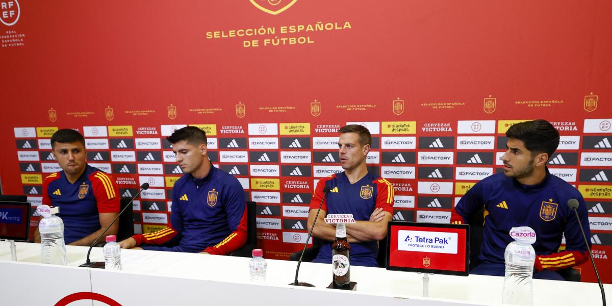 Así ha sido la comparecencia de los capitanes de la Selección española